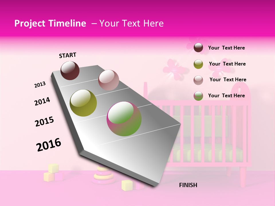 Beautiful Pink Home PowerPoint Template