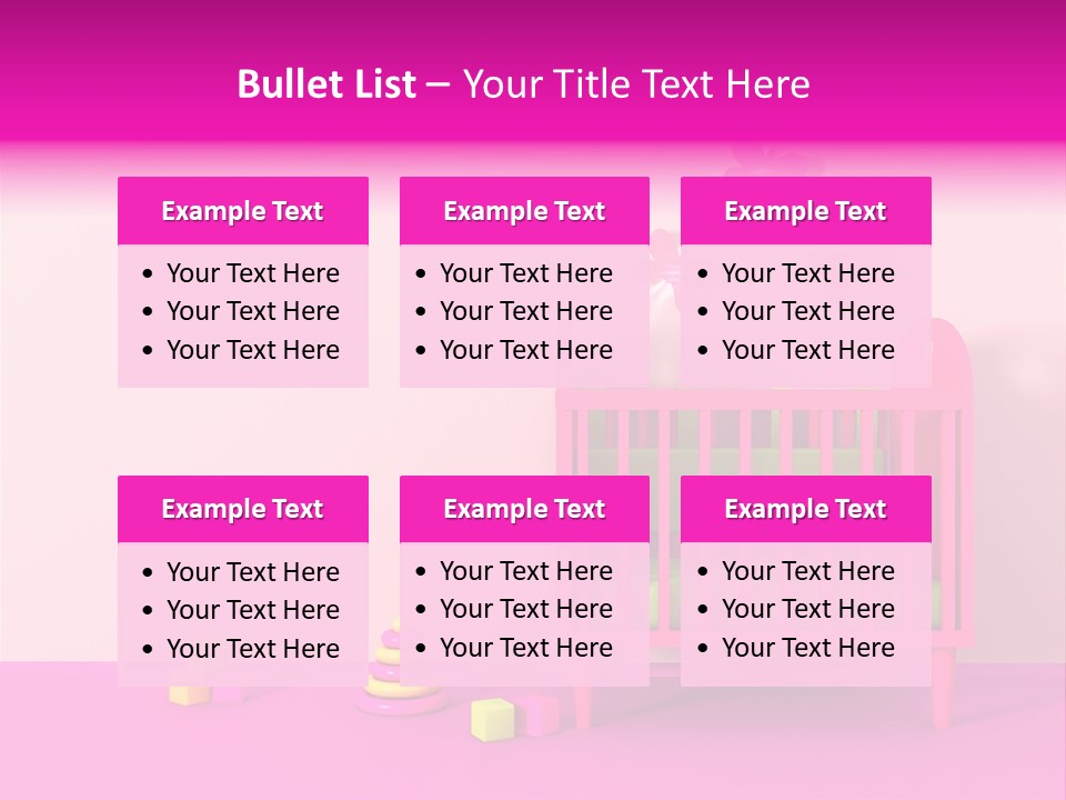 Beautiful Pink Home PowerPoint Template