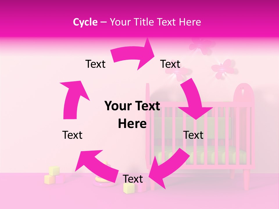 Beautiful Pink Home PowerPoint Template