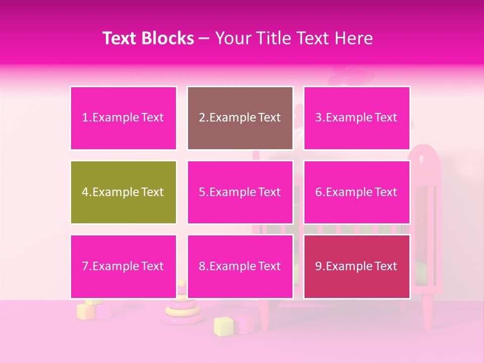 Beautiful Pink Home PowerPoint Template