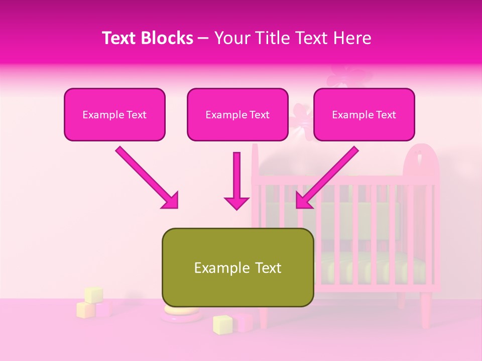 Beautiful Pink Home PowerPoint Template