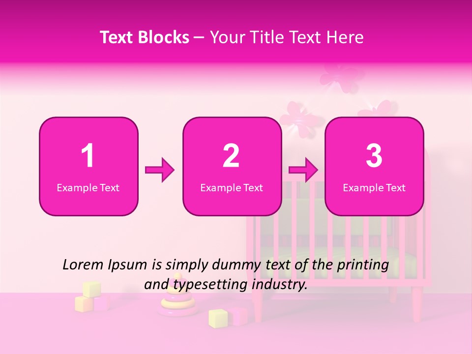 Beautiful Pink Home PowerPoint Template