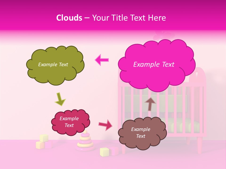 Beautiful Pink Home PowerPoint Template