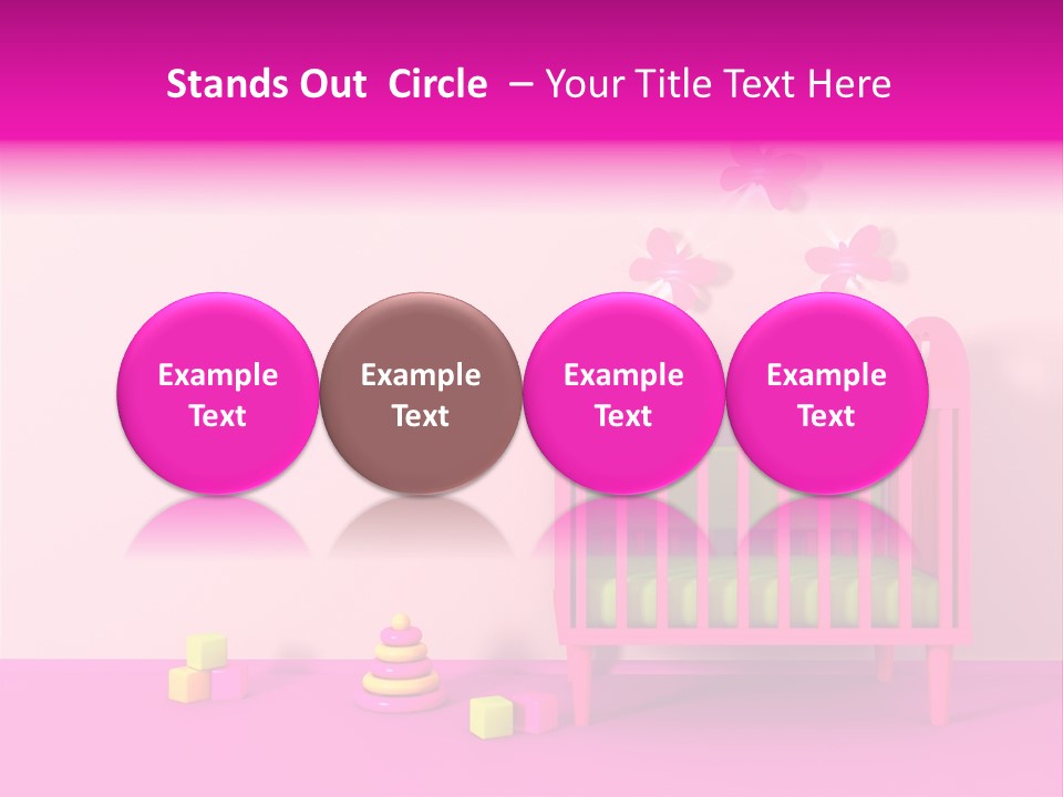 Beautiful Pink Home PowerPoint Template