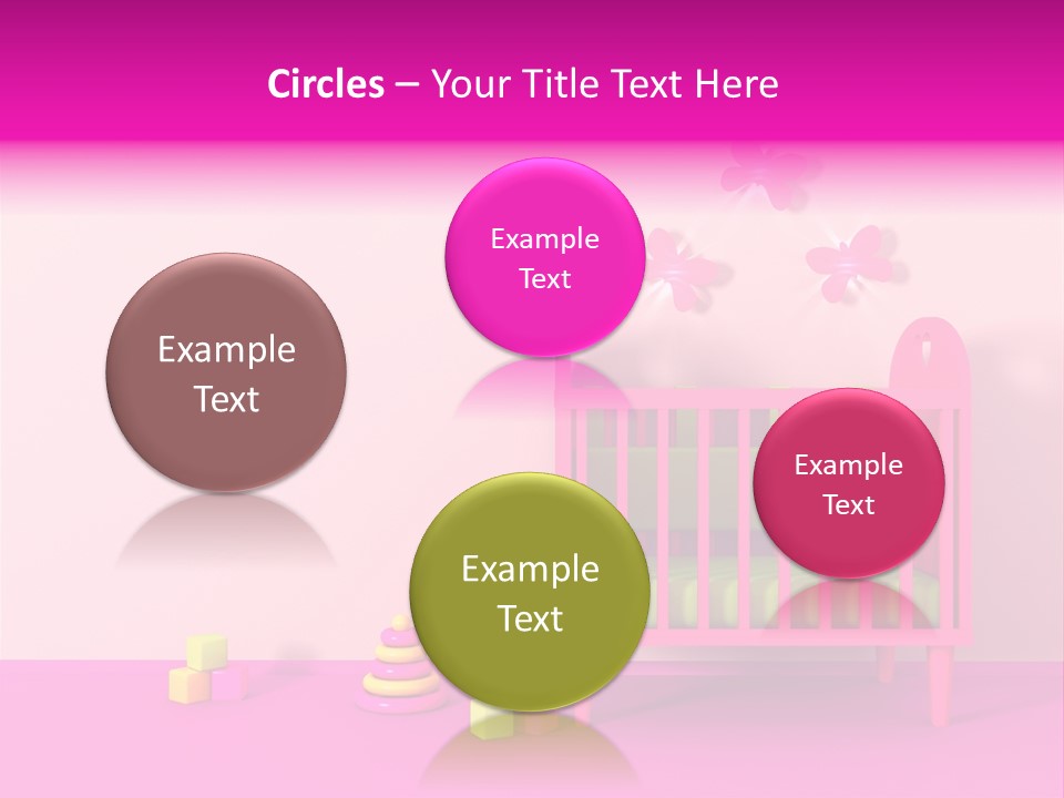 Beautiful Pink Home PowerPoint Template