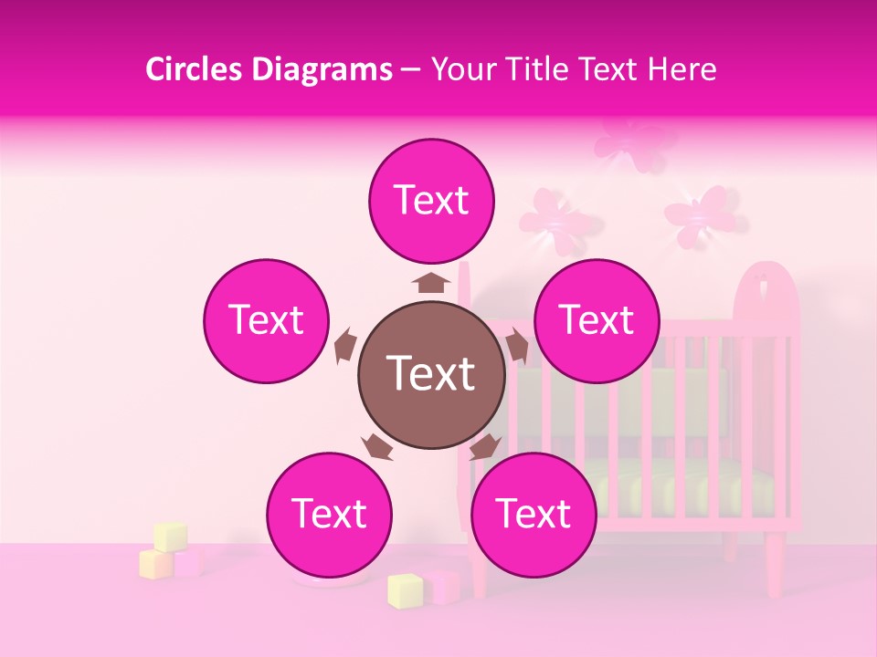 Beautiful Pink Home PowerPoint Template