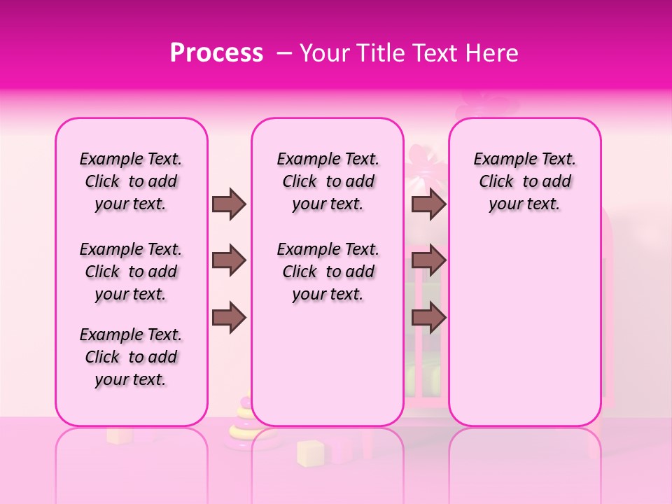 Beautiful Pink Home PowerPoint Template