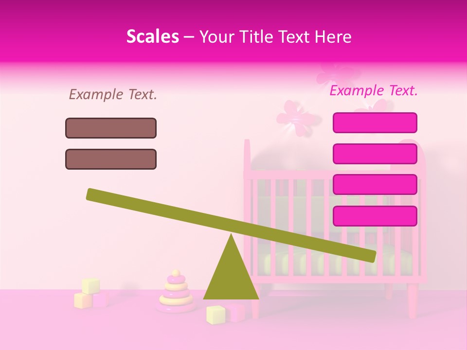 Beautiful Pink Home PowerPoint Template