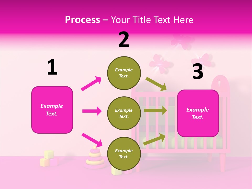 Beautiful Pink Home PowerPoint Template