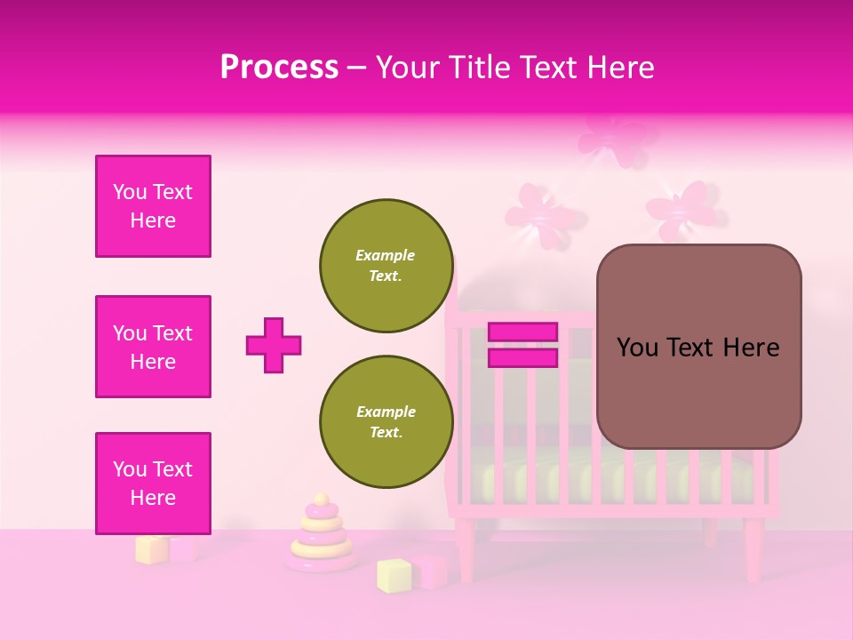 Beautiful Pink Home PowerPoint Template
