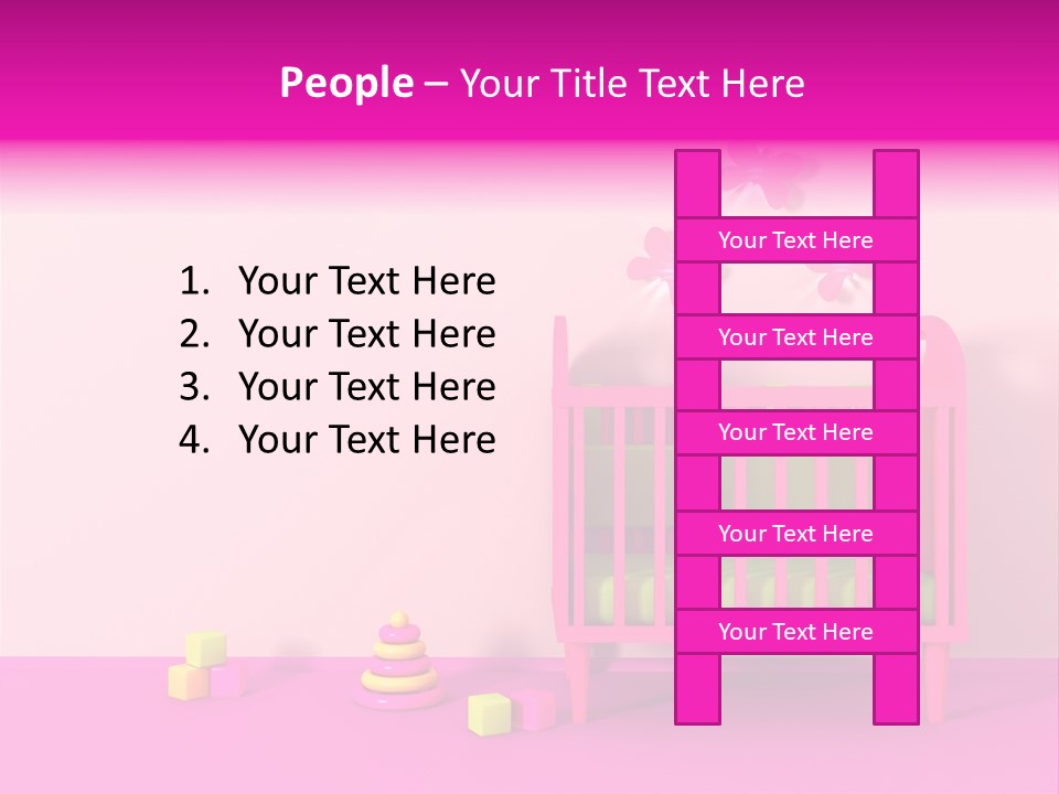 Beautiful Pink Home PowerPoint Template