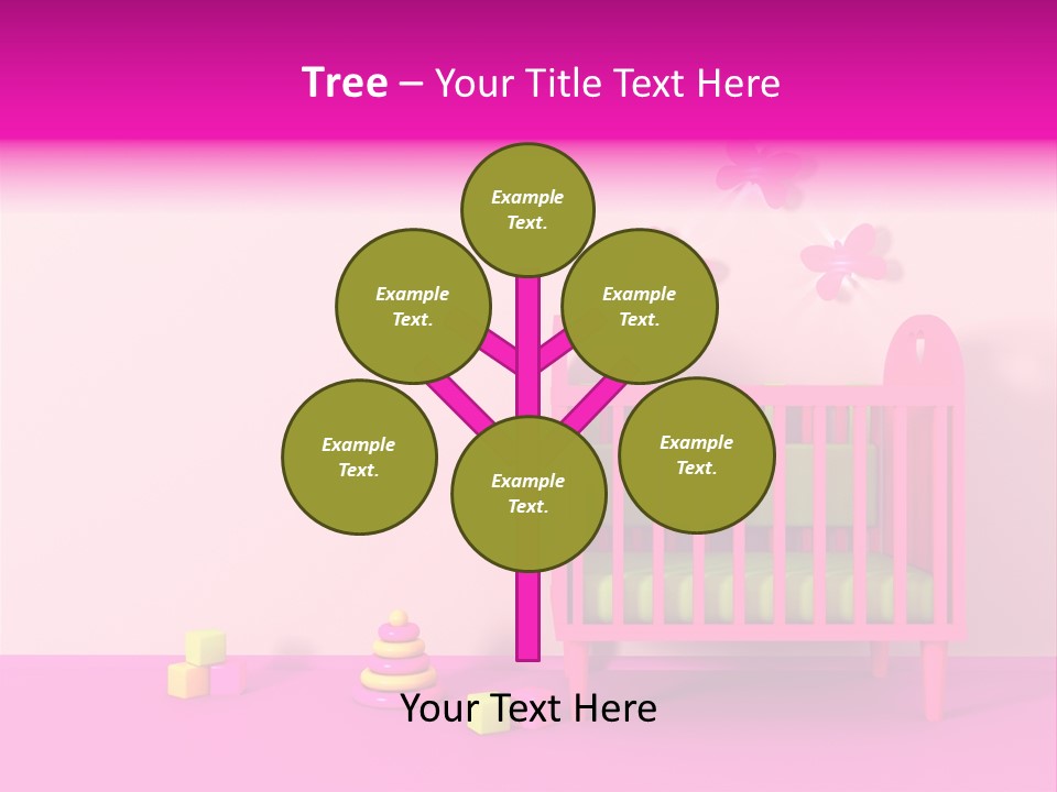 Beautiful Pink Home PowerPoint Template