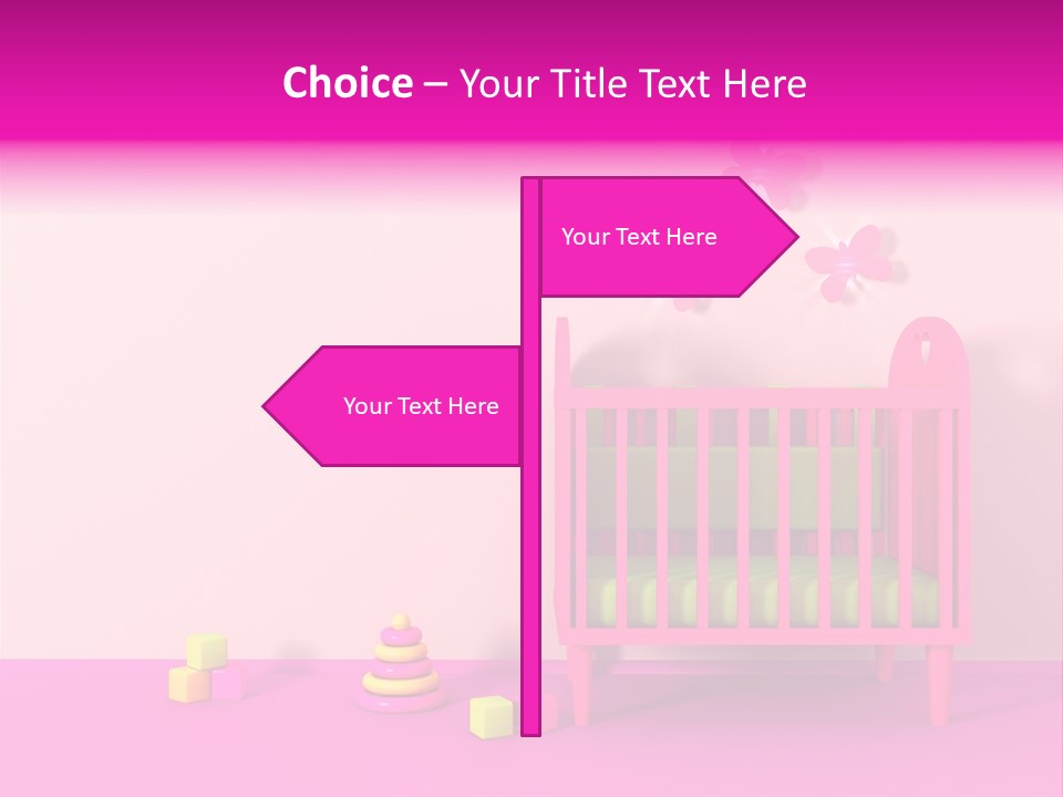 Beautiful Pink Home PowerPoint Template