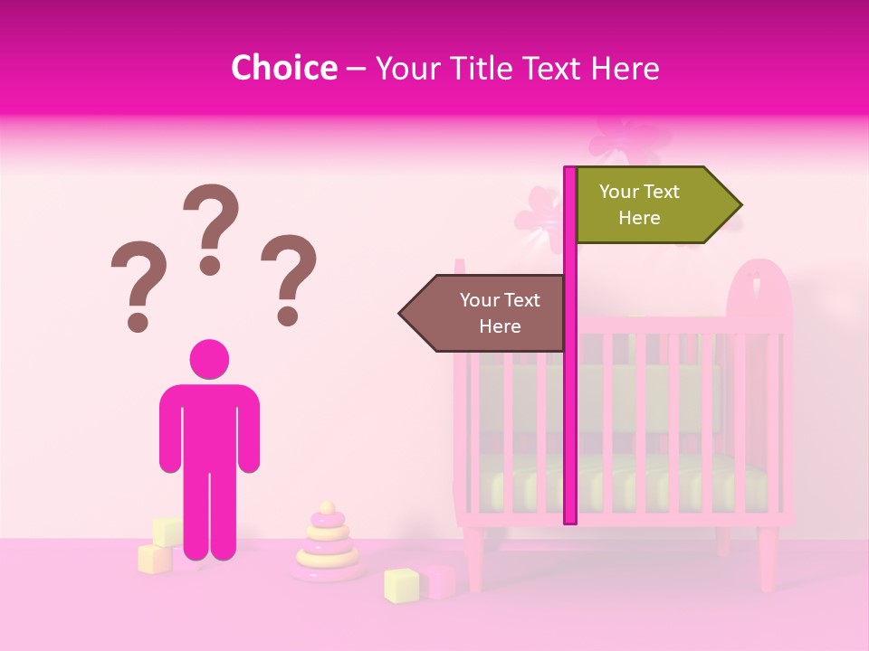 Beautiful Pink Home PowerPoint Template