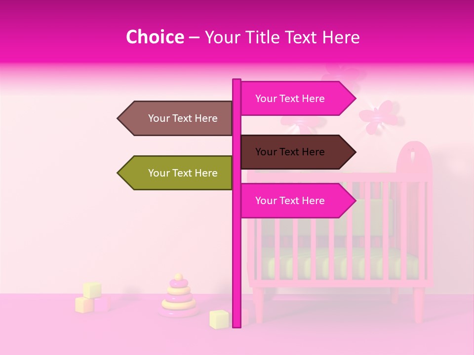Beautiful Pink Home PowerPoint Template