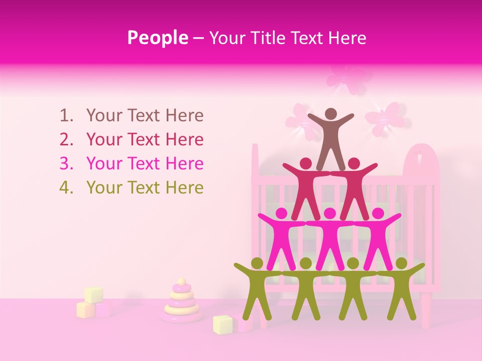Beautiful Pink Home PowerPoint Template