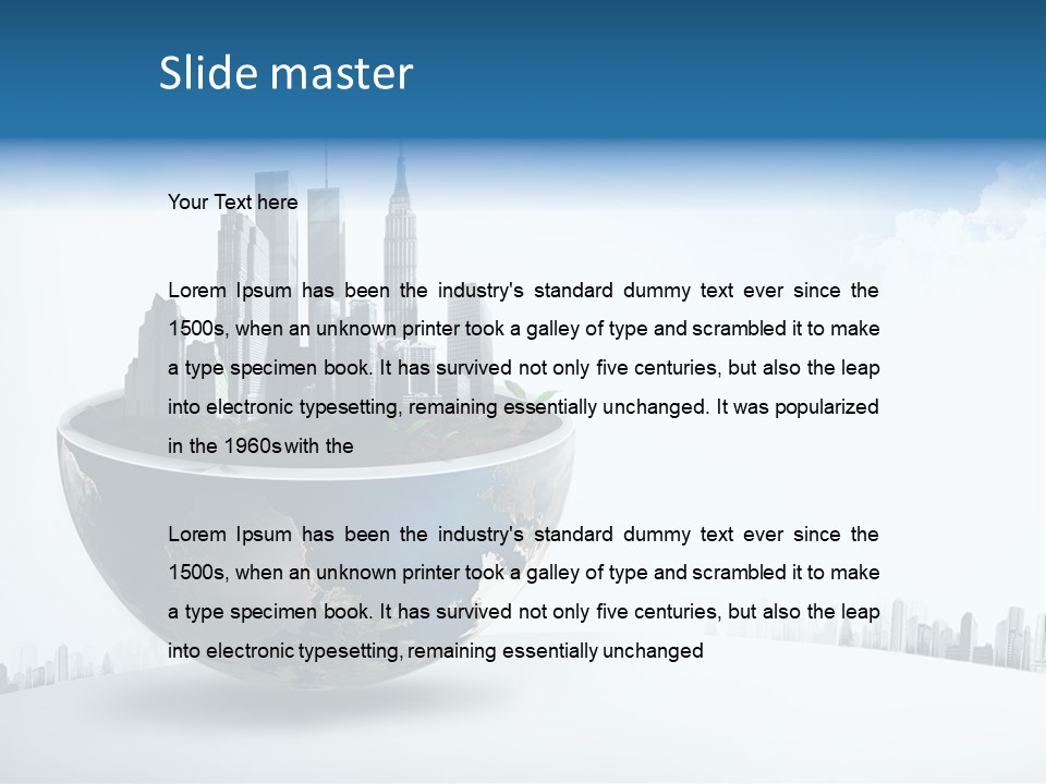 Business Hope Miniature PowerPoint Template