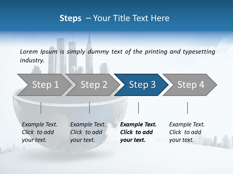 Business Hope Miniature PowerPoint Template