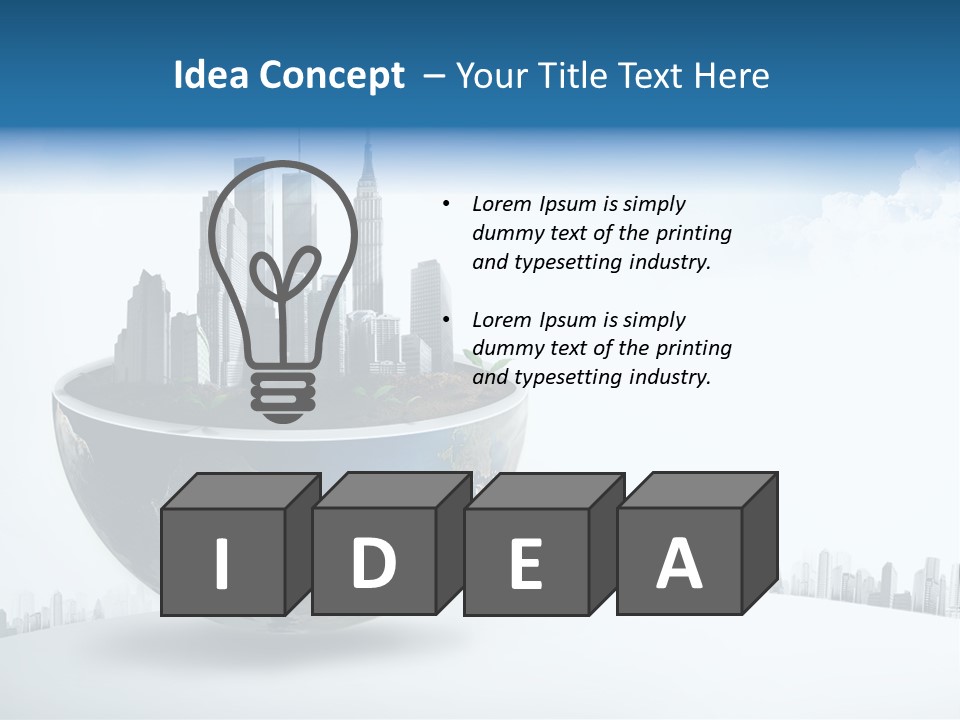 Business Hope Miniature PowerPoint Template