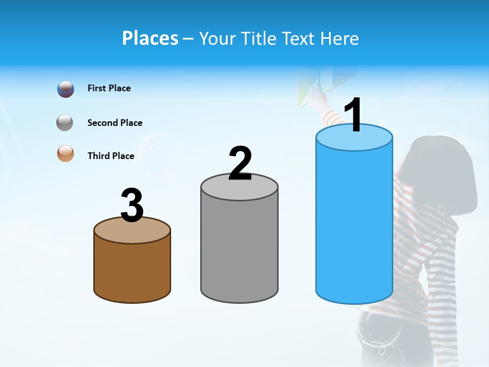 Healthy Girl Day PowerPoint Template