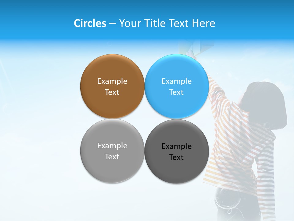 Healthy Girl Day PowerPoint Template