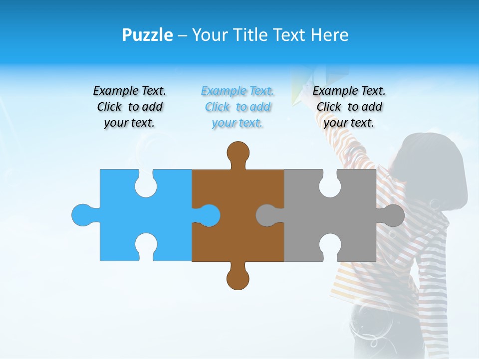 Healthy Girl Day PowerPoint Template