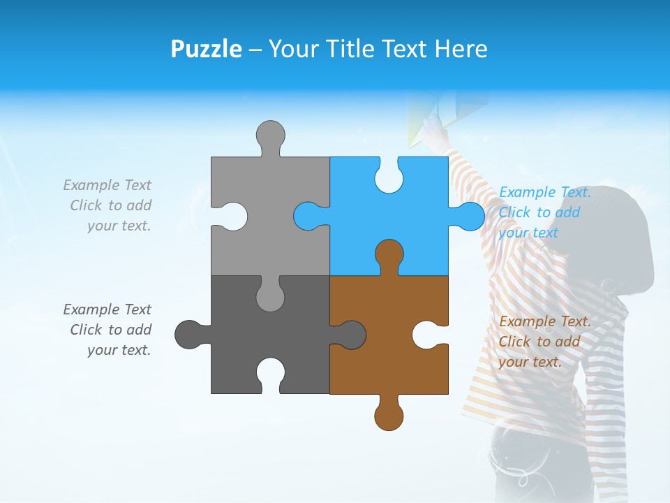 Healthy Girl Day PowerPoint Template