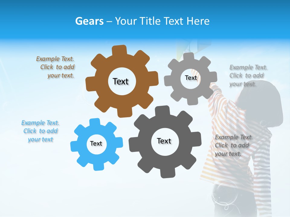 Healthy Girl Day PowerPoint Template