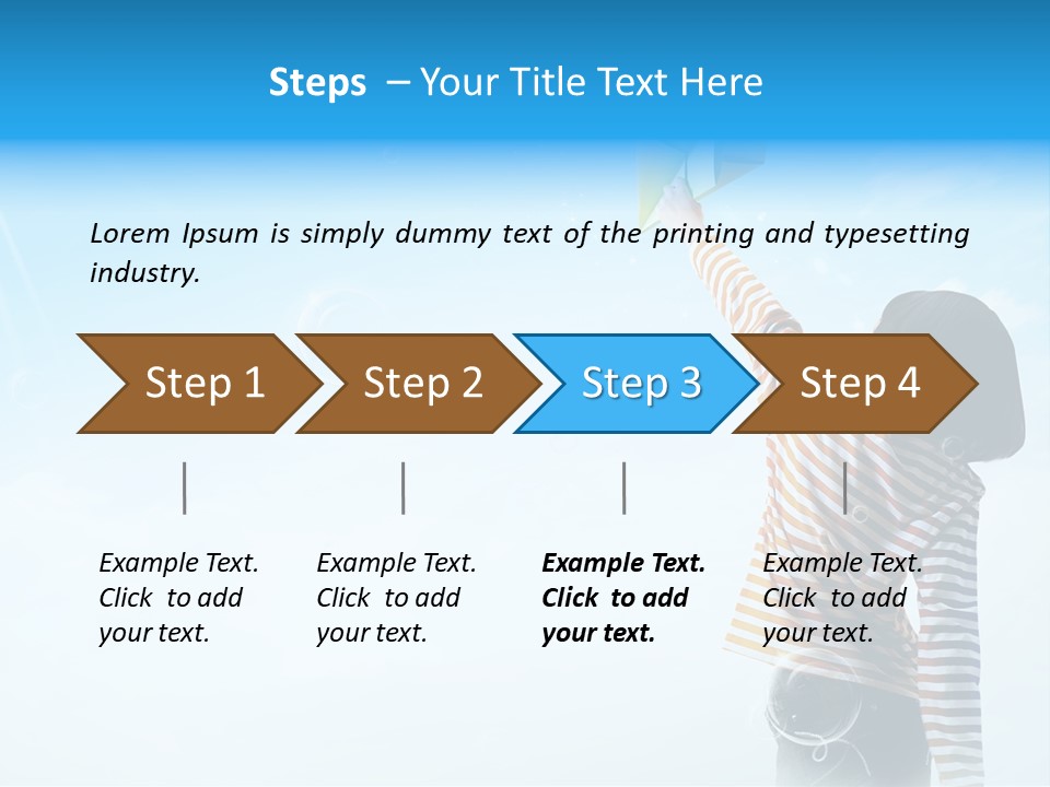 Healthy Girl Day PowerPoint Template