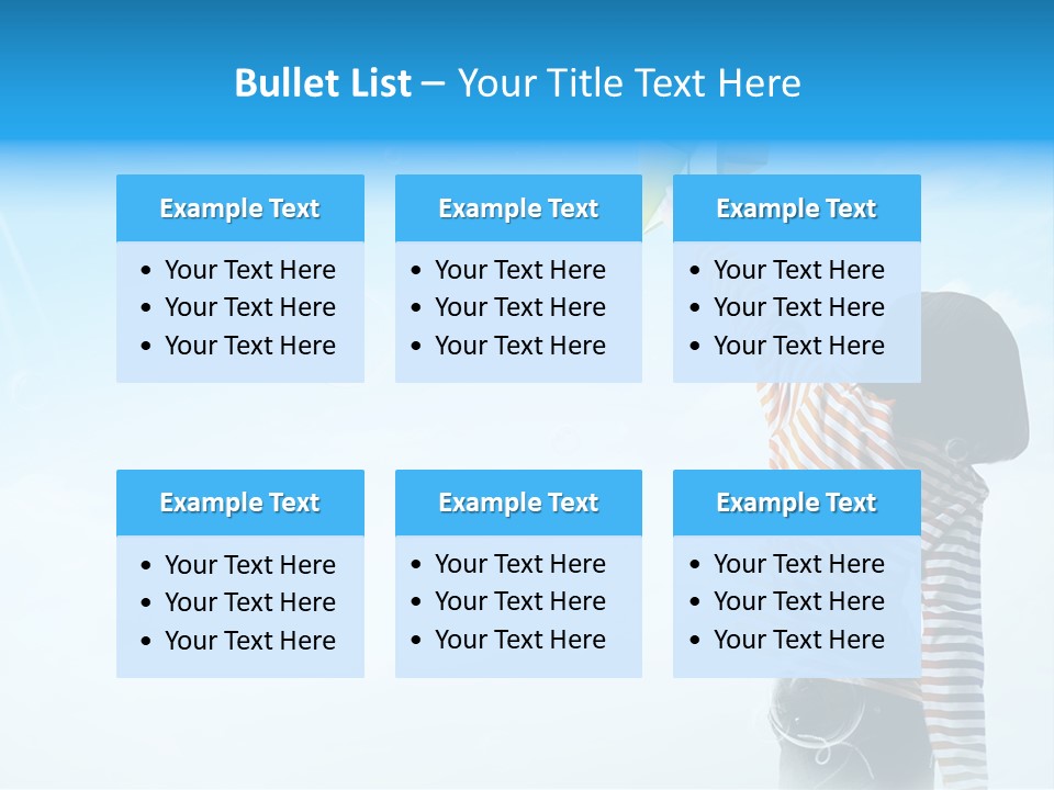 Healthy Girl Day PowerPoint Template