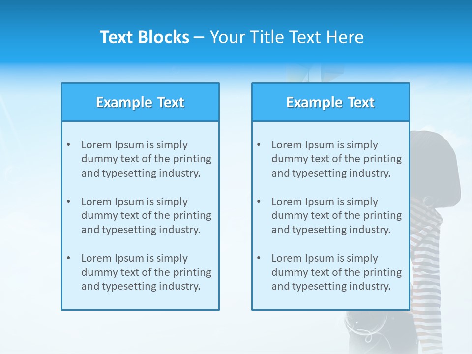 Healthy Girl Day PowerPoint Template