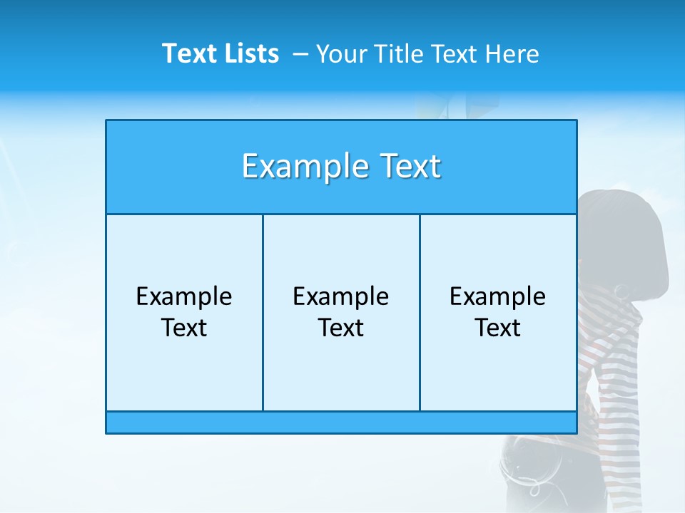 Healthy Girl Day PowerPoint Template