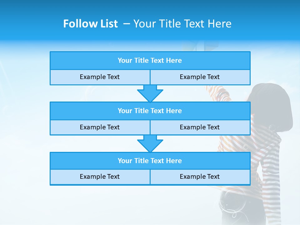 Healthy Girl Day PowerPoint Template