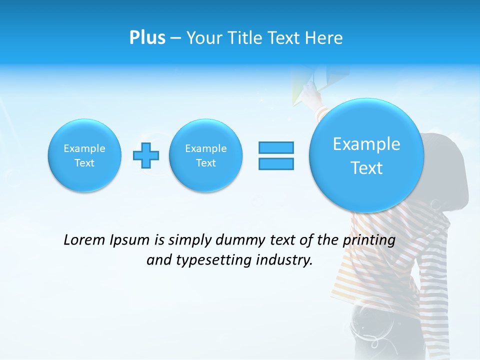 Healthy Girl Day PowerPoint Template