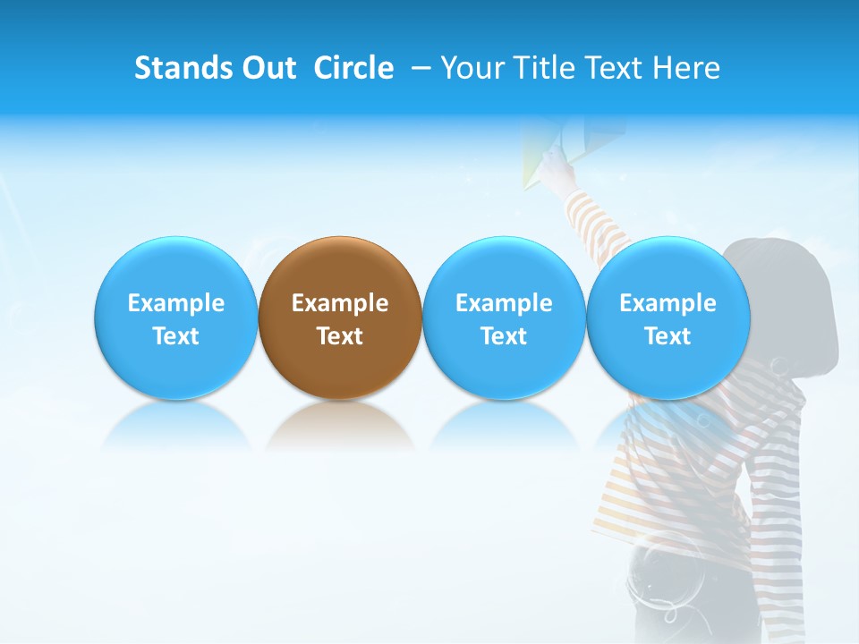 Healthy Girl Day PowerPoint Template