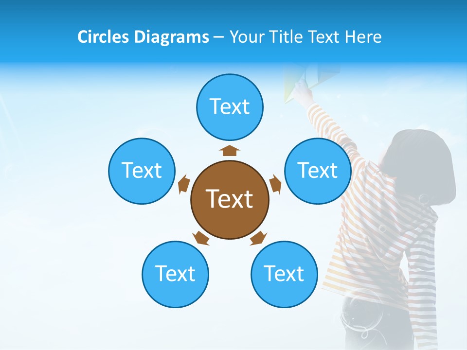 Healthy Girl Day PowerPoint Template