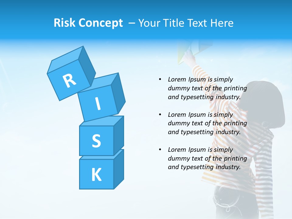 Healthy Girl Day PowerPoint Template