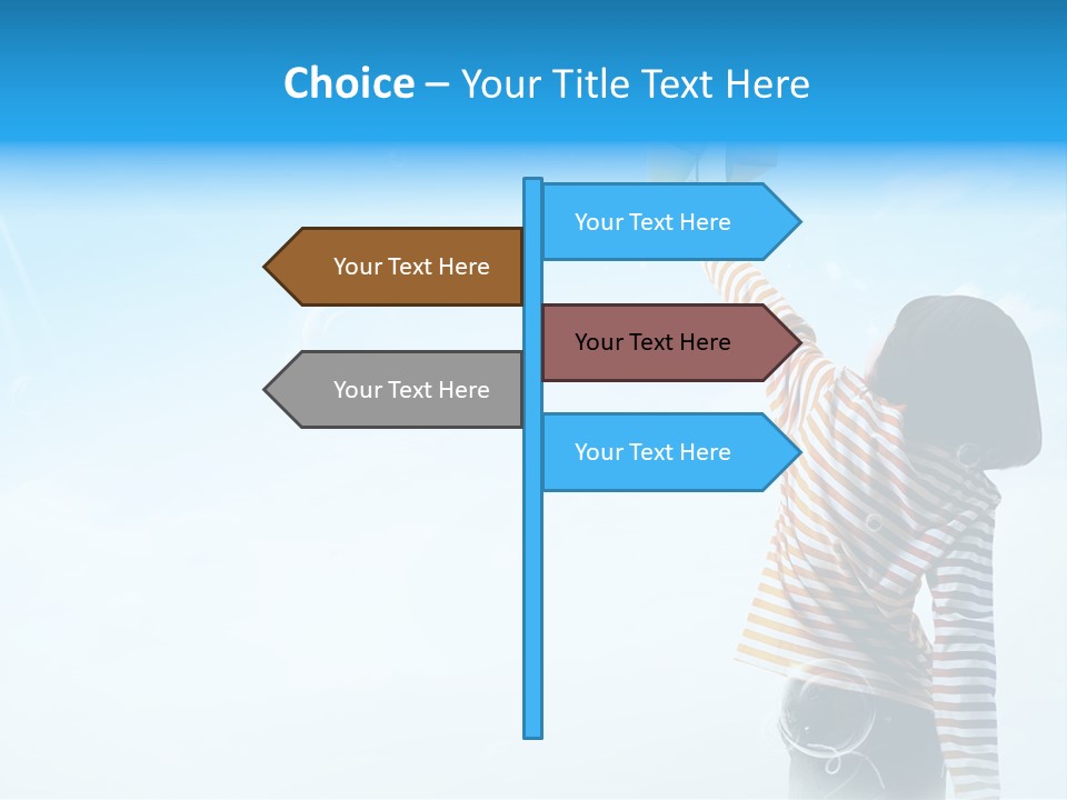 Healthy Girl Day PowerPoint Template