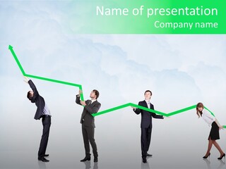 Colleagues Team Successful PowerPoint Template