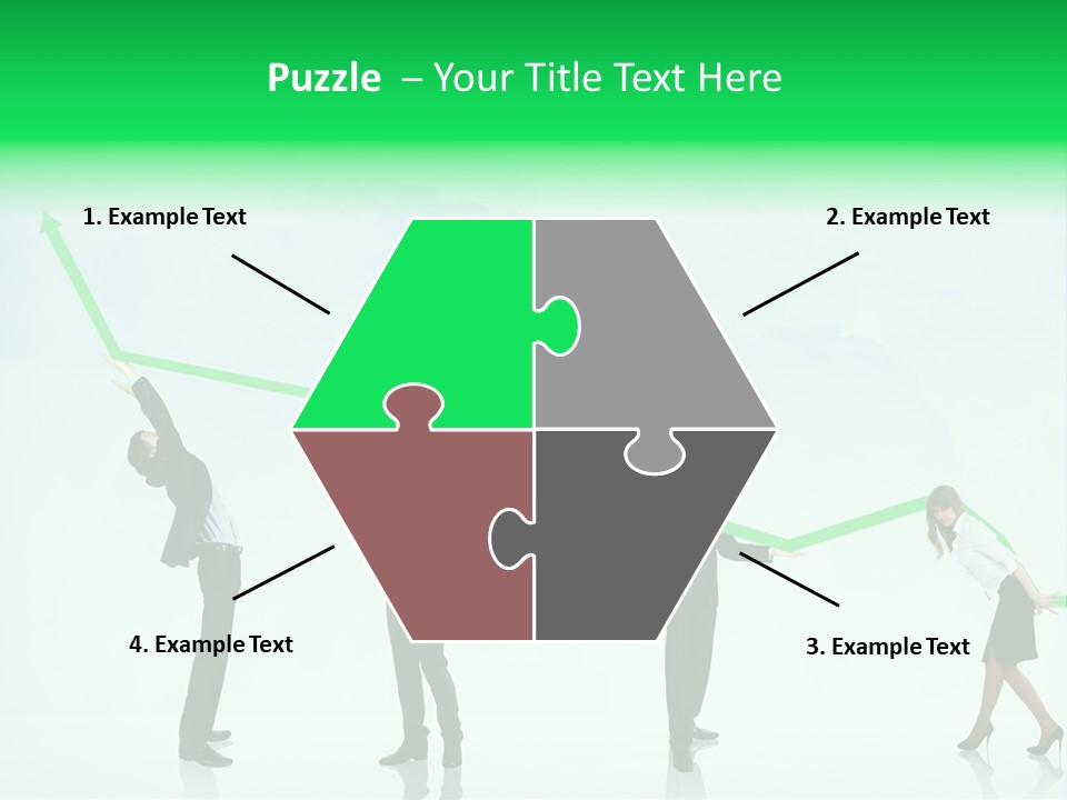 Colleagues Team Successful PowerPoint Template
