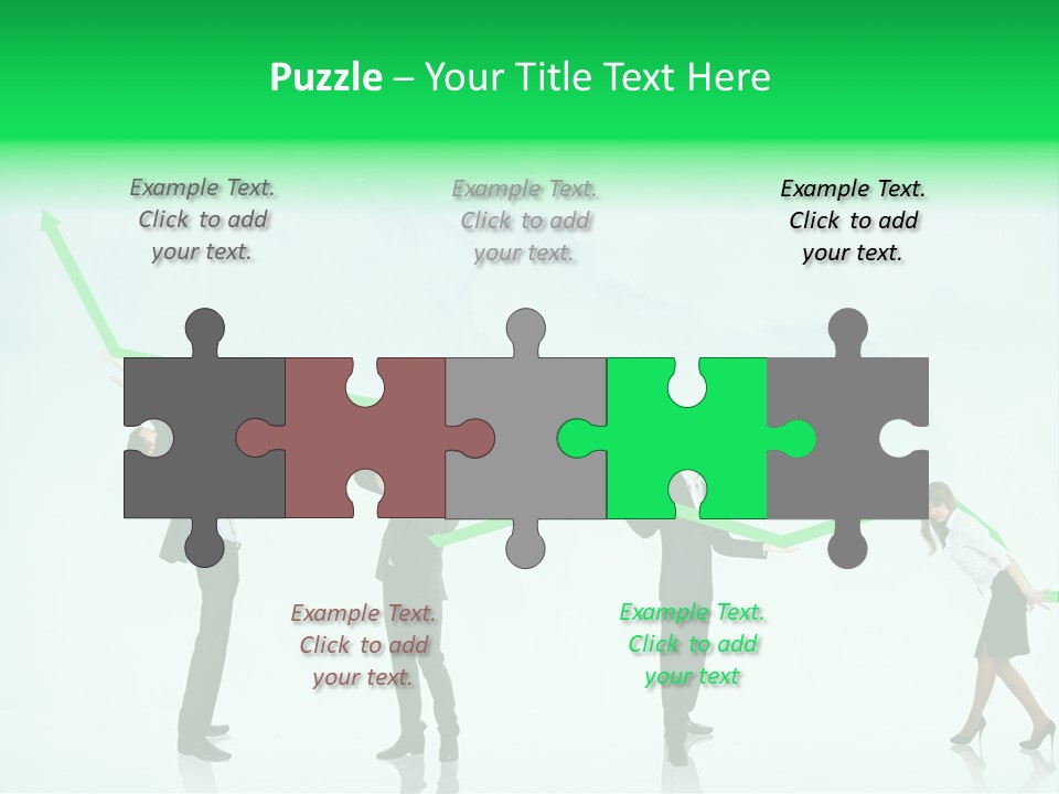 Colleagues Team Successful PowerPoint Template