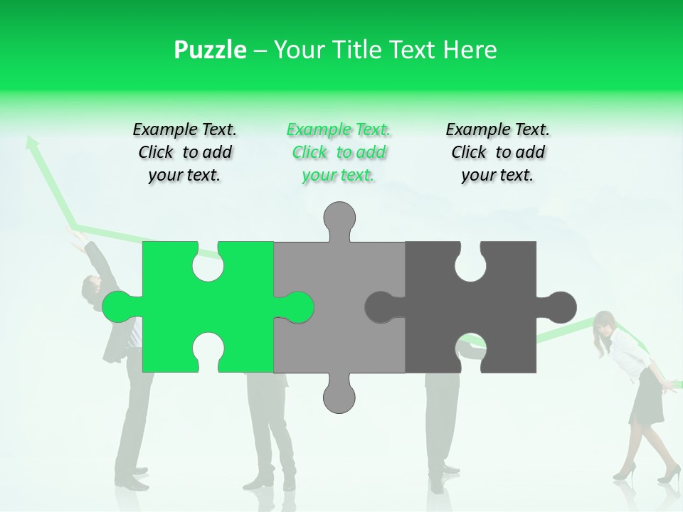 Colleagues Team Successful PowerPoint Template