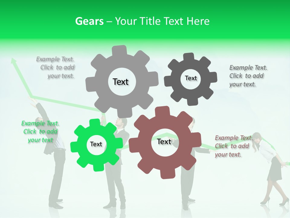 Colleagues Team Successful PowerPoint Template