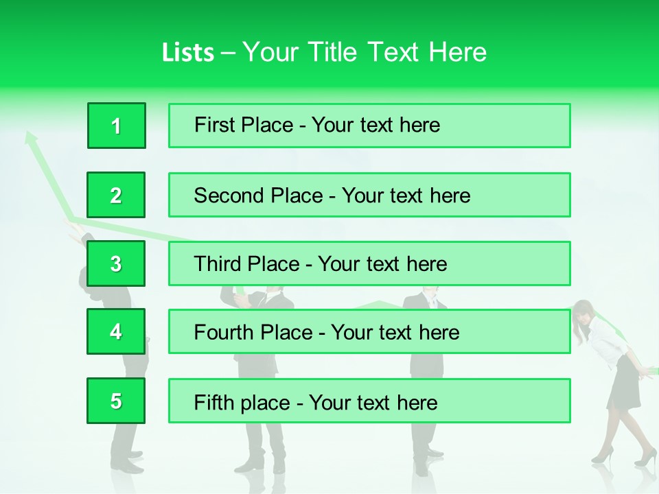 Colleagues Team Successful PowerPoint Template