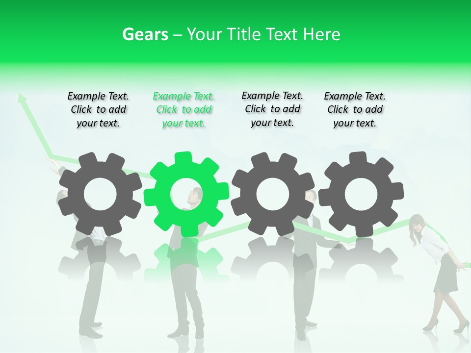 Colleagues Team Successful PowerPoint Template