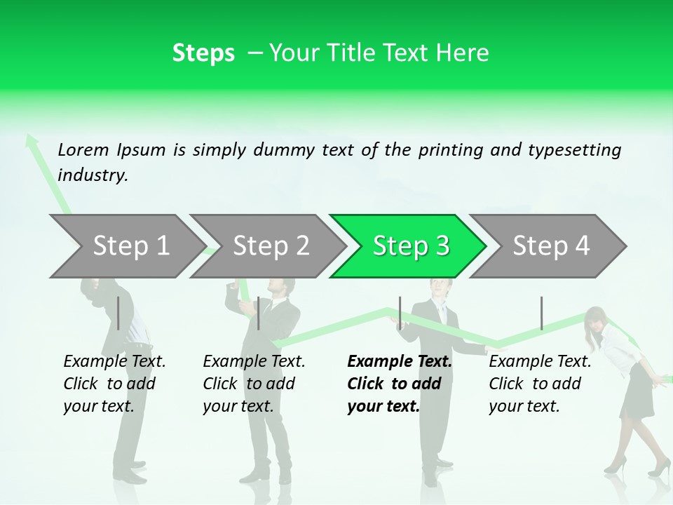 Colleagues Team Successful PowerPoint Template