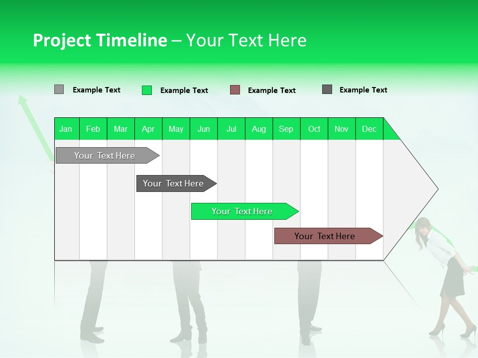 Colleagues Team Successful PowerPoint Template