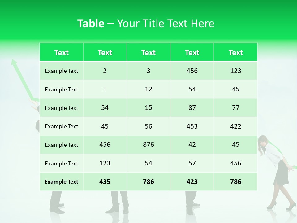 Colleagues Team Successful PowerPoint Template