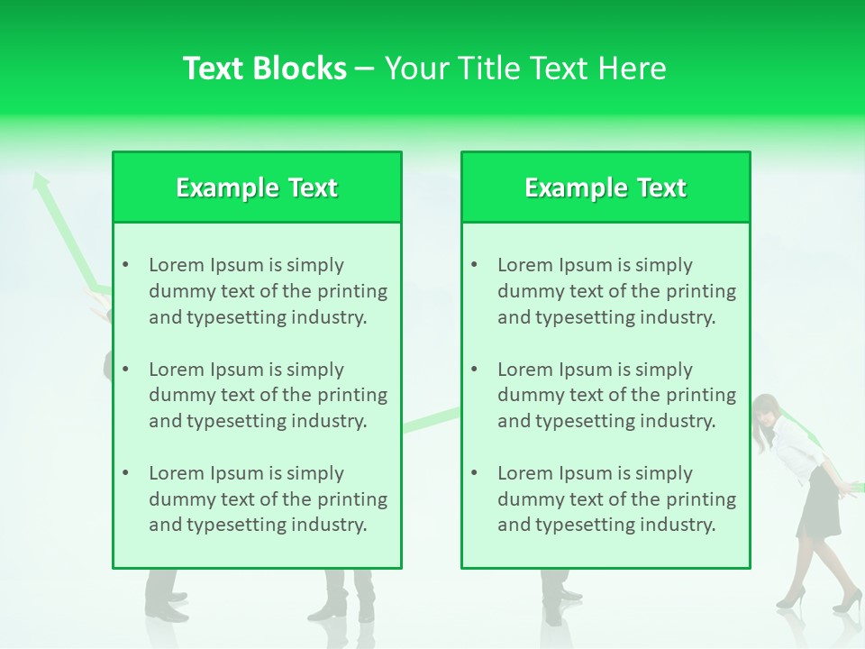 Colleagues Team Successful PowerPoint Template