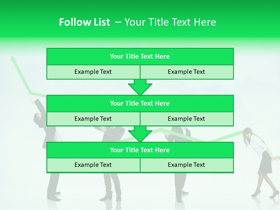 Colleagues Team Successful PowerPoint Template